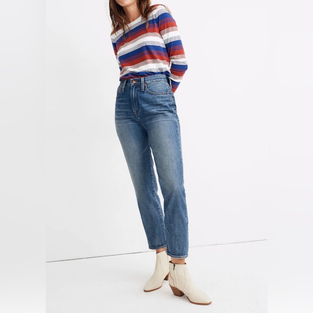 Madewell High-Waist Mom Jeans Vintage Wash Size 24
